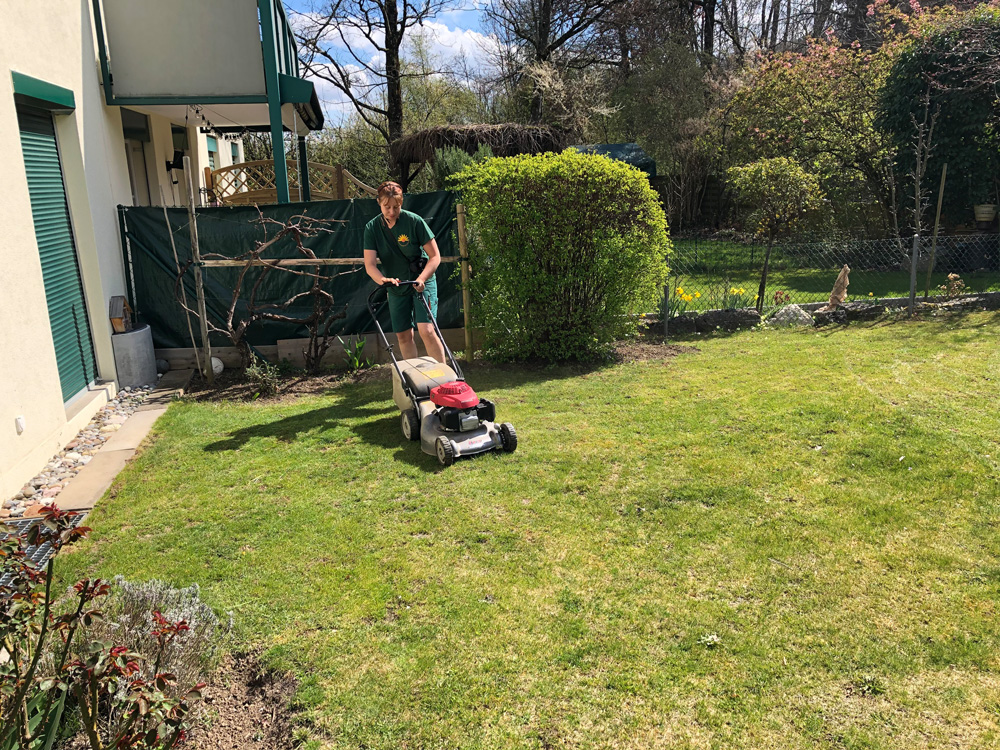 Rasenmähen